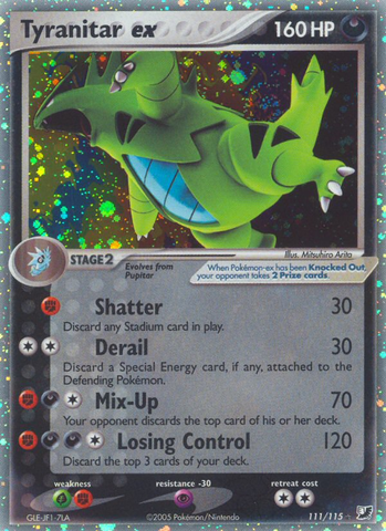 Tyranitar ex (111/115) [EX: Unseen Forces] 