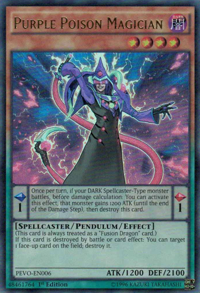 Purple Poison Magician [PEVO-EN006] Ultra Rare 
