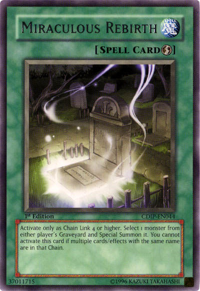 Miraculous Rebirth [CDIP-EN044] Rare 