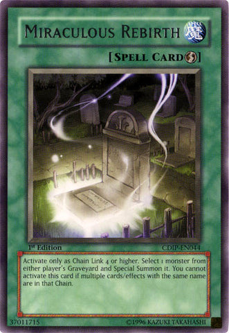 Miraculous Rebirth [CDIP-EN044] Rare 