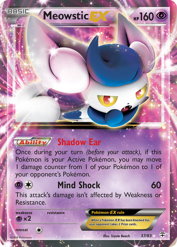 Meowstic EX (37/83) [XY: Generations] 