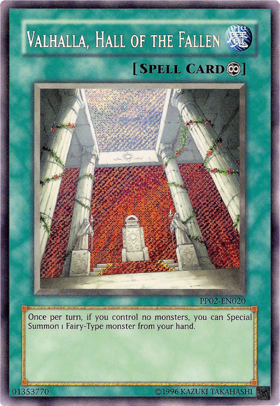 Valhalla, Hall of the Fallen [PP02-EN020] Secret Rare 