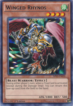 Winged Rhynos [BP03-EN030] Rare 
