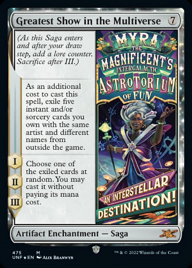 Greatest Show in the Multiverse (Galaxy Foil) [Unfinity] 