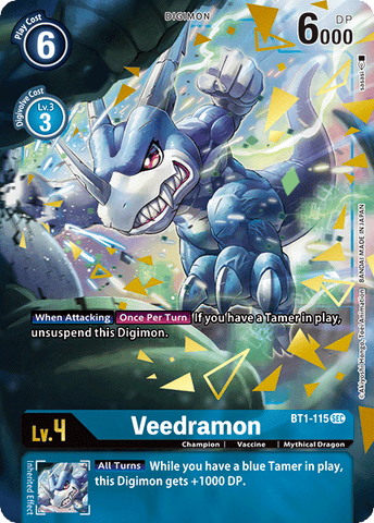 Veedramon [BT1-115] (Alternate Art) [Release Special Booster Ver.1.0] 