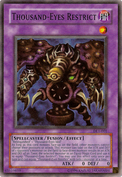 Thousand-Eyes Restrict [DL1-001] Super Rare 