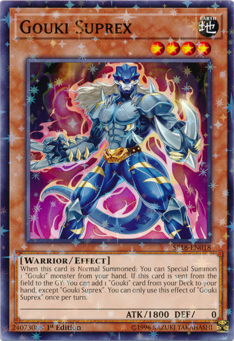 Gouki Suprex [SP18-EN018] Starfoil Rare 