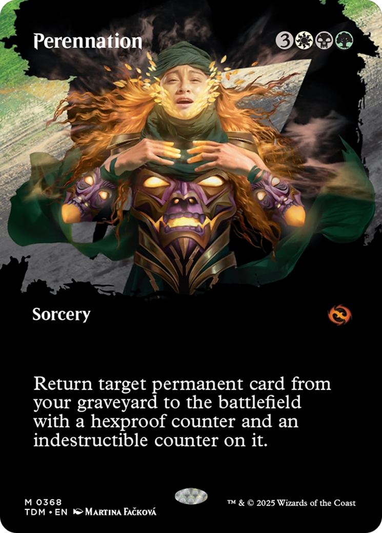 Perennation (Borderless) [Tarkir: Dragonstorm] 