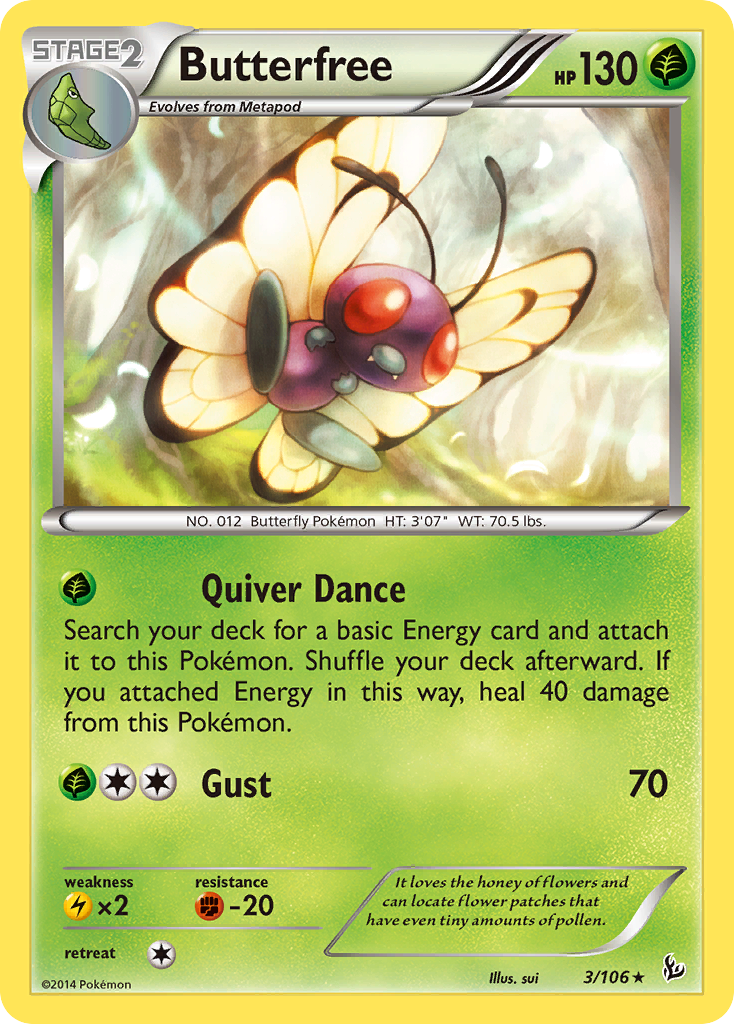 Butterfree (3/106) [XY: Flashfire] 