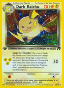 Dark Raichu (83/82) [Team Rocket 1st Edition] 