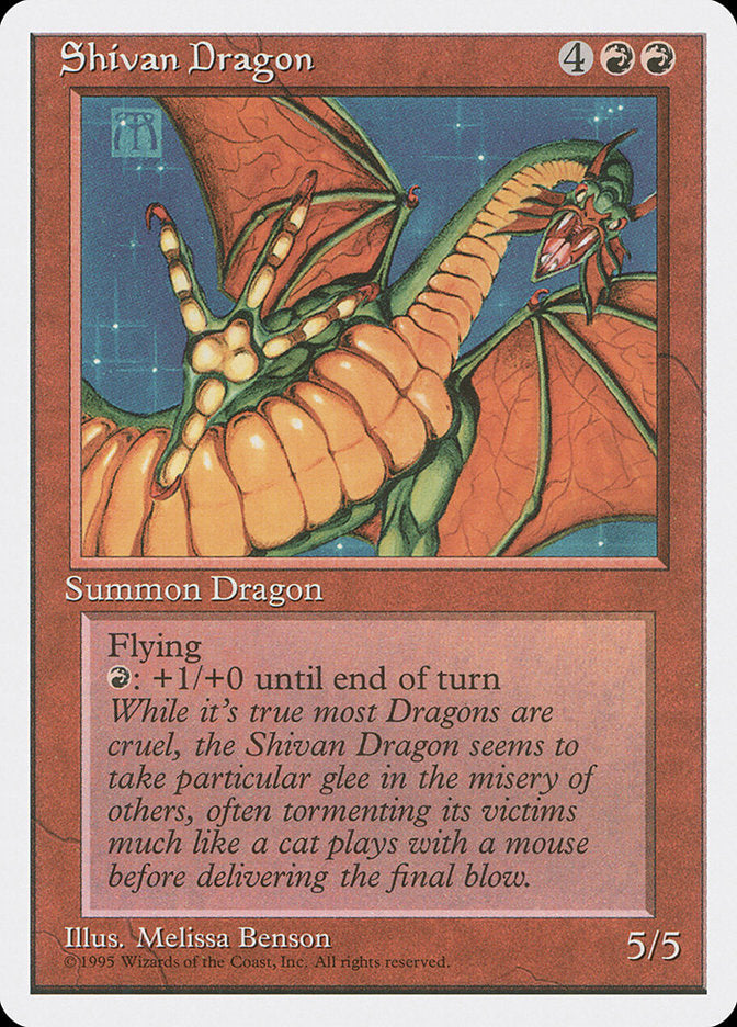 Shivan Dragon [Fourth Edition] 