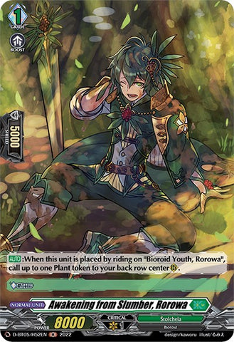 Awakening from Slumber, Rorowa (D-BT05/H52EN) [Triumphant Return of the Brave Heroes] 