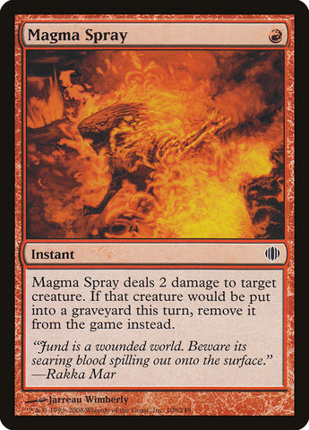 Magma Spray [Shards of Alara] 
