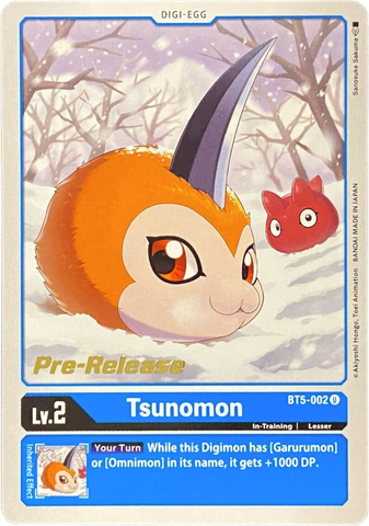 Tsunomon [BT5-002] [Battle of Omni Pre-Release Promos] 