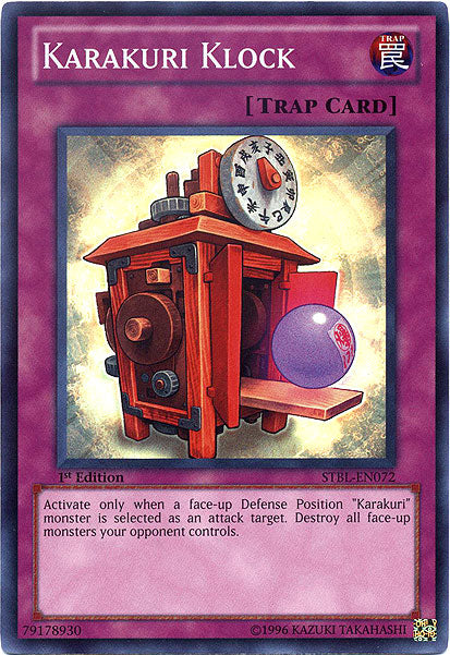 Karakuri Klock [STBL-EN072] Super Rare 