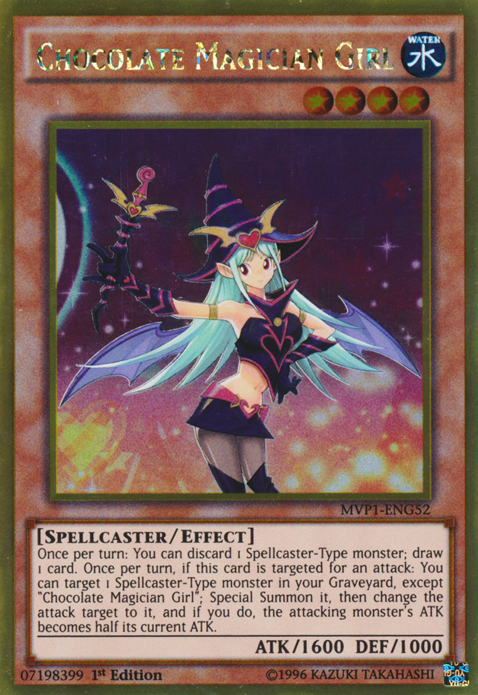 Chocolate Magician Girl [MVP1-ENG52] Gold Rare 