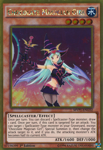 Chocolate Magician Girl [MVP1-ENG52] Gold Rare 