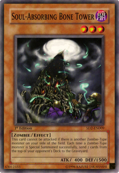 Soul-Absorbing Bone Tower [SD2-EN009] Common 