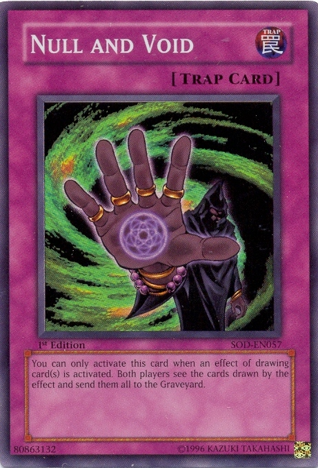 Null and Void [SOD-EN057] Super Rare 