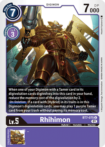 Rhihimon [BT7-075] [Next Adventure] 