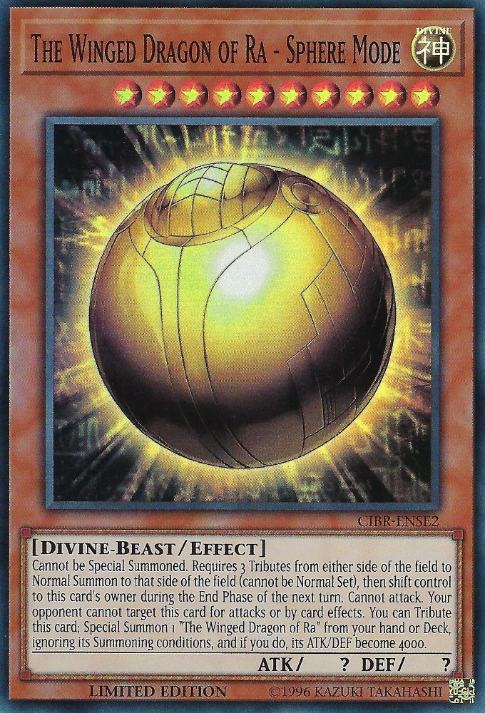 The Winged Dragon of Ra - Sphere Mode [CIBR-ENSE2] Super Rare 