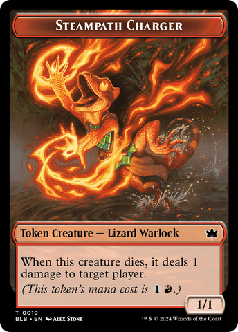 Steampath Charger Token [Bloomburrow Tokens] 