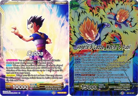 Cabba // Vegeta &amp; Cabba, Master &amp; Pupil (XD1-01) [Assault of the Saiyans] 