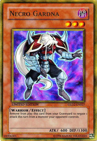 Necro Gardna [GLD2-EN027] Ultra Rare 
