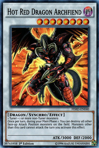 Hot Red Dragon Archfiend [HSRD-EN040] Super Rare 