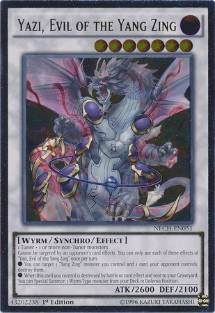 Yazi, Evil of the Yang Zing [NECH-EN051] Ultimate Rare 