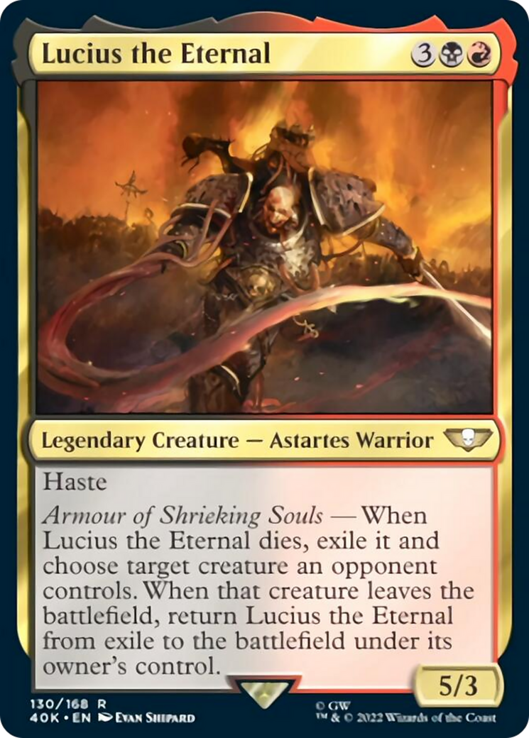 Lucius the Eternal (Surge Foil) [Warhammer 40,000] 