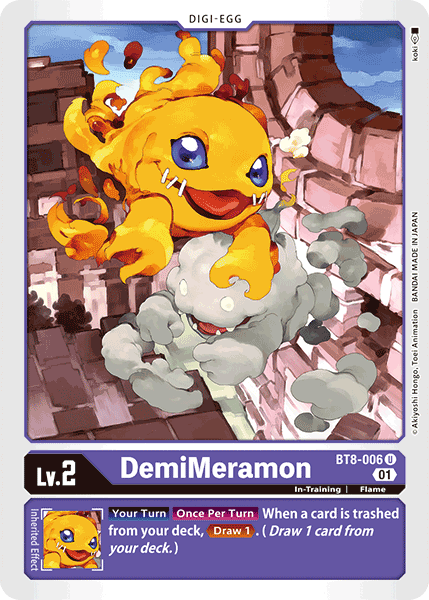 DemiMeramon [BT8-006] [New Awakening]