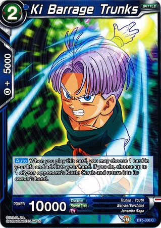 Ki Barrage Trunks (BT5-036) [Miraculous Revival] 