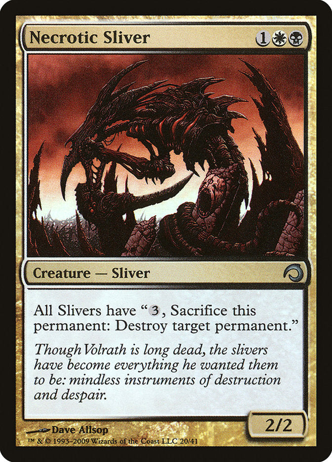 Necrotic Sliver [Premium Deck Series: Slivers] 