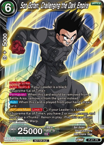 Son Goten, Challenging the Dark Empire (Z03 Dash Pack) (P-471) [Promotion Cards] 