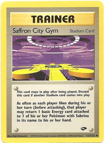 Saffron City Gym (122/132) [Gym Challenge Unlimited] 