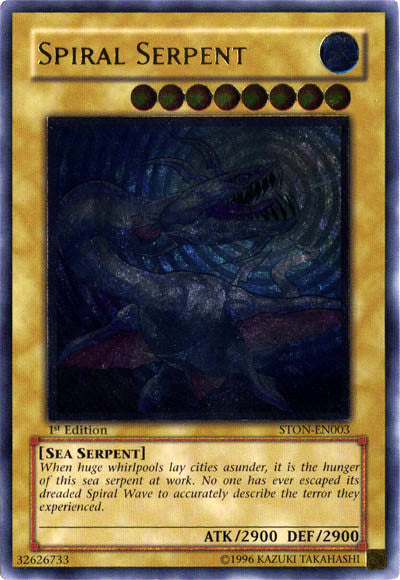 Spiral Serpent [STON-EN003] Ultimate Rare 
