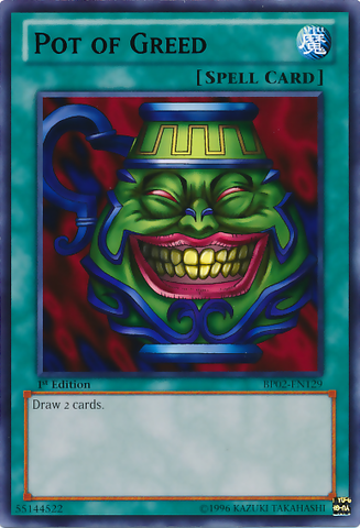 Pot of Greed [BP02-EN129] Rare 