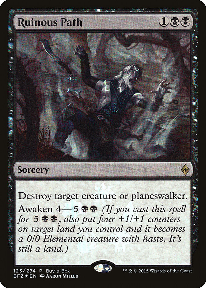Ruinous Path (Buy-A-Box) [Battle for Zendikar Promos] 