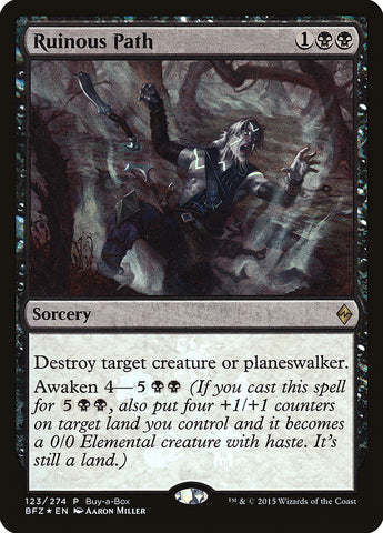Ruinous Path (Buy-A-Box) [Battle for Zendikar Promos] 