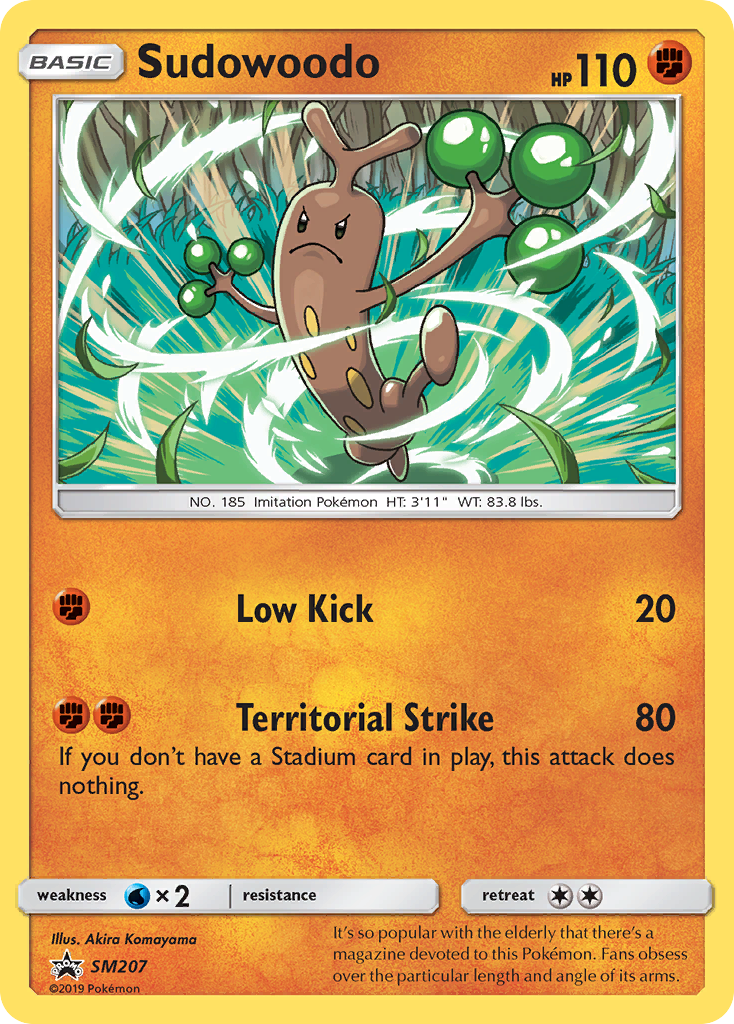 Sudowoodo (SM207) [Sun &amp; Moon: Black Star Promos] 
