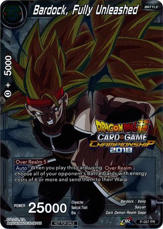 Bardock, Fully Unleashed (P-067) [Tournament Promotion Cards] 