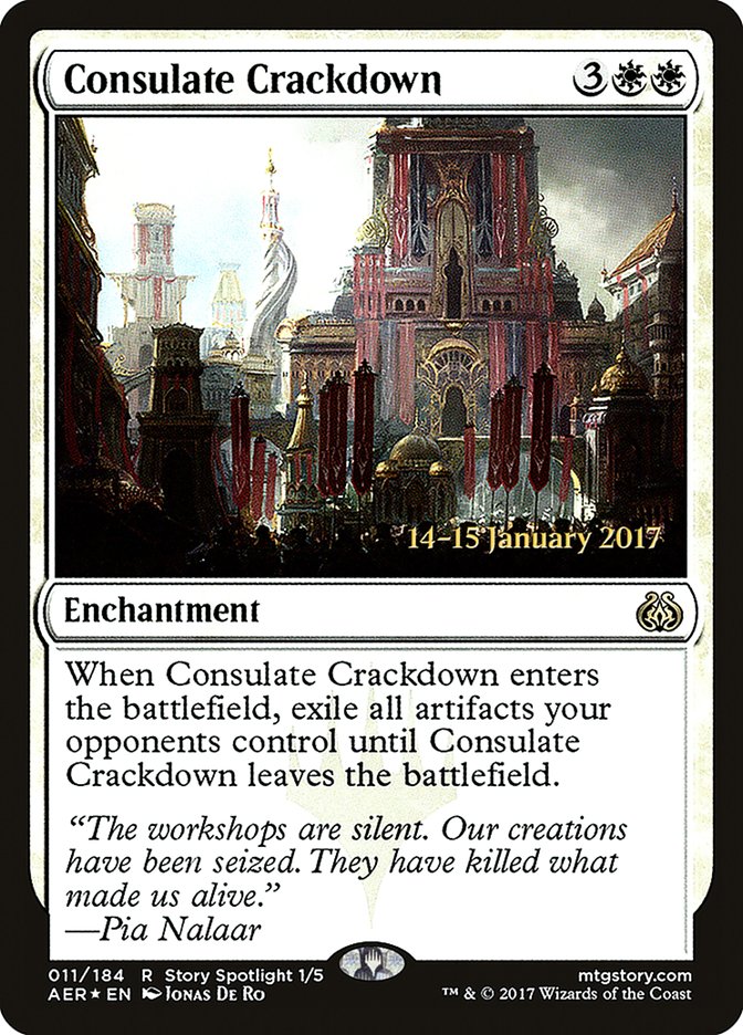 Consulate Crackdown [Aether Revolt Prerelease Promos] 