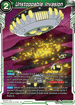 Unstoppable Invasion (Common) (BT13-088) [Supreme Rivalry] 