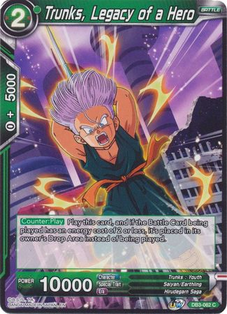 Trunks, Legacy of a Hero (DB3-062) [Giant Force] 