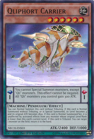 Qliphort Carrier (SE) [NECH-ENS03] Super Rare 