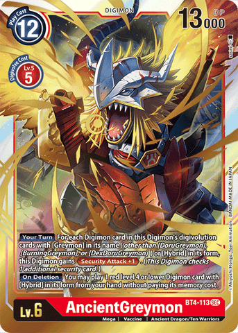 AncientGreymon [BT4-113] [Great Legend] 