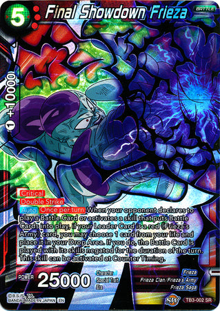 Final Showdown Frieza (TB3-002) [Clash of Fates] 