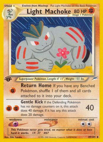 Light Machoke (49/105) [Neo Destiny 1st Edition] 