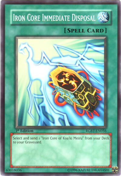 Iron Core Immediate Disposal [RGBT-EN056] Common 